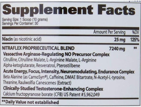 GAT SPORT Nitraflex Preworkout Hyperemia Test booster Fruit Punch 300 g