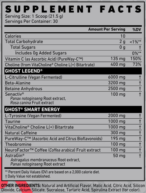 GHOST LEGEND PREWORKOUT V4