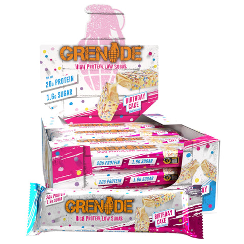 Grenade Protein Bar 12*60 Gr - Birthday Cake