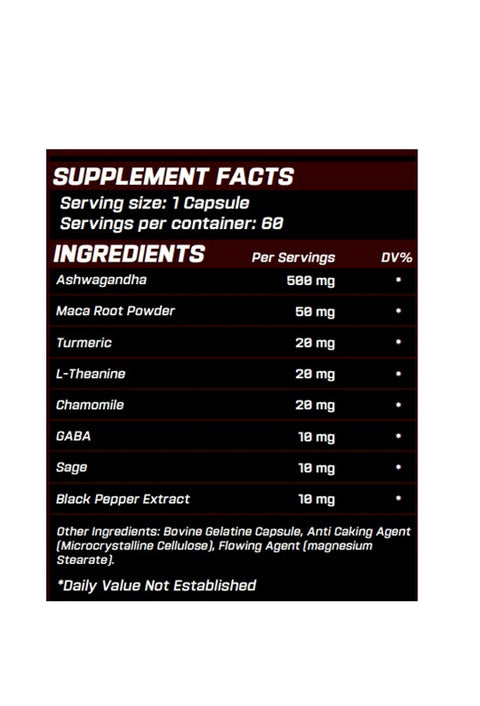 Grimlabs Ashwagandha 60 Kapsül - Supplementhane