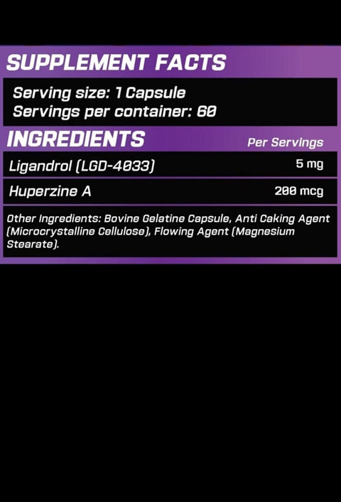 Grimlabs Ligandrol - LGD-4033 60 Kapsül - Supplementhane