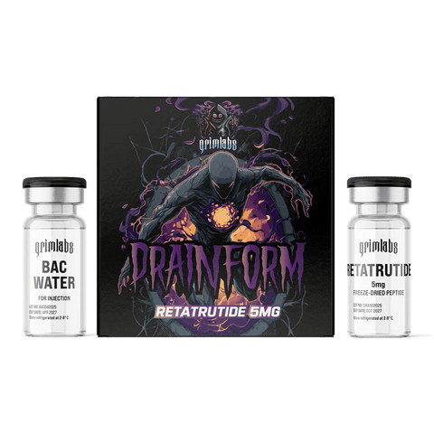 Grimlabs DRAINFORM - RETATRUTIDE 5MG & BACTRIOSTATIC WATER