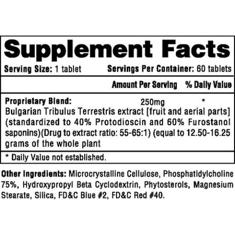 Hitech Tribesterone Tribestan Bulgarian Tribulus 60 Tablet