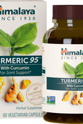 Himalaya Turmeric 95 Curcumin Joint Muscle Support Flexibility Mobility 60 Vegetarian Capsules