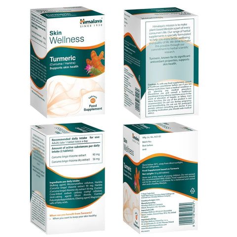 Himalaya Skin Wellness Turmeric - 60 Tablet