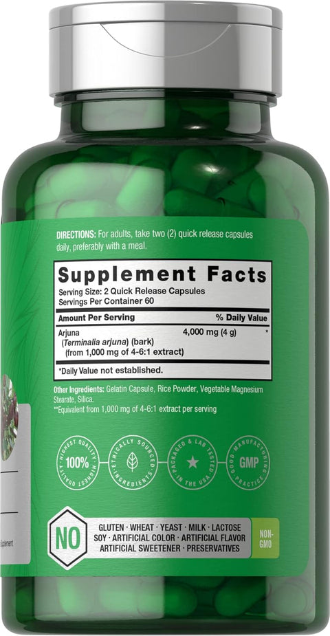 Horbaach Arjuna Heart Support 4000mg 120 Caps