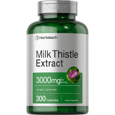 Horbäach Milk Thistle 4:1 Extract Non-GMO Gluten Free 300 Caps