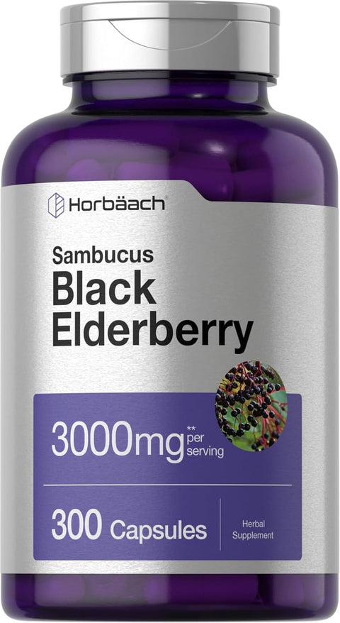 Horbäach Sambucus Black Elderberry 300 Caps