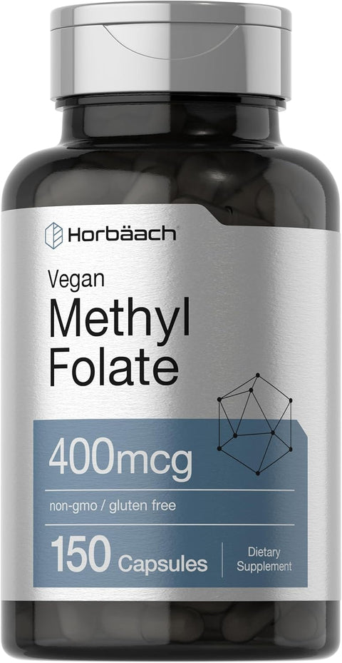 Horbäach Methyl Folate 400 mcg 150 Vegan Caps