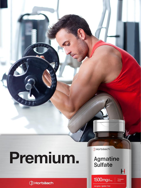 Horbäach Agmatine Sulfate L-Arginine 1500 mg 60 Caps