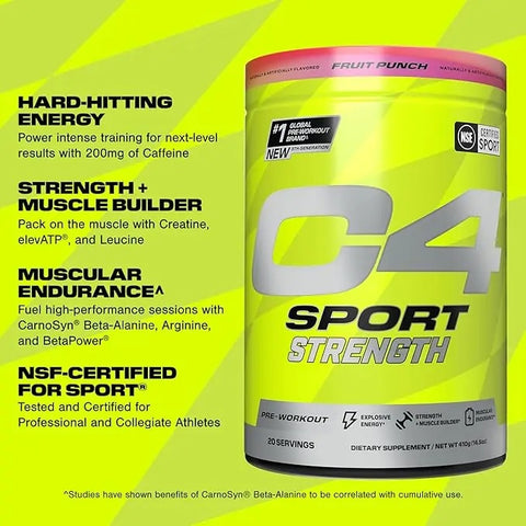 Cellucor C4 Sport Strength Pump Preworkout 410 gr