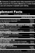 Performax Labs AlphaMax Test Booster Tribulus , Mucuna , Tongkat ali , Ksm66 Ashwagandha , Forskohli , Boron 120 Caps