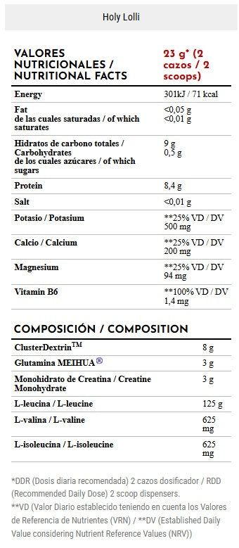 Zoomad Labs MOONSTRUCK® II Fuel · INTRA-ENTRENO Glutamin Creatine Amino Complex 460 gr