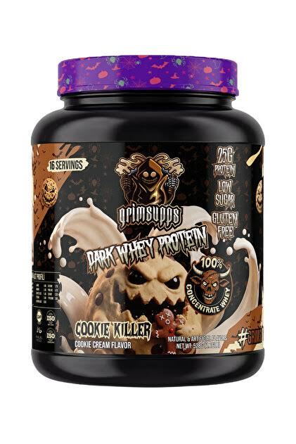 Grimsupps Dark Whey Protein – Cookie Cream Aromalı 528g 16 Servis