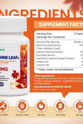 inGreens Red Vine Leaf Extract 1630mg with Horse Chestnut Butcher’s Broom Hawthorn Varicose Veins Leg Circulation Heart Skin 60 Caps