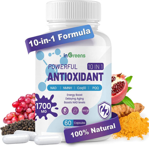 InGreens Powerful Antioxidants Glutathione 60 Caps