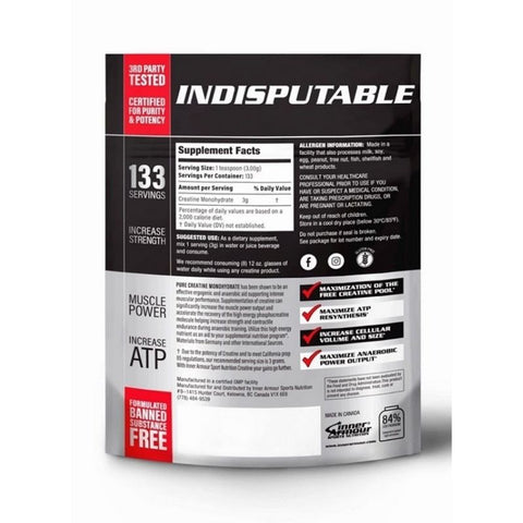 Inner Armour Creatine 400 Gram - 133 Servis - ABD MENŞEİ