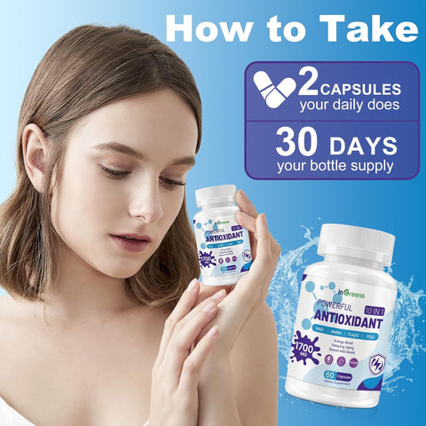 InGreens Powerful Antioxidants Glutathione 60 Caps