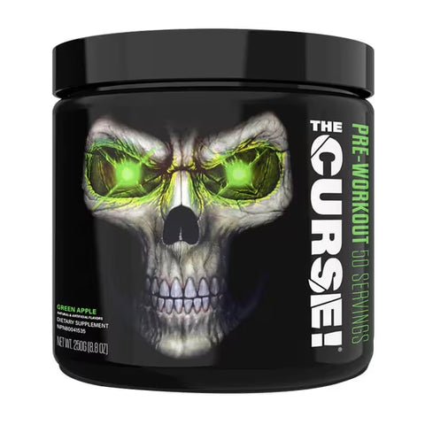 JNX SPORTS The Curse! PreWorkout Caffeine Beta-Alanine Creatine L-Citrulline Boost Energy Strength & Focus