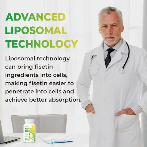 Kayseari Fisetin 1200mg Liposomal Fisetin 98%  60 Caps