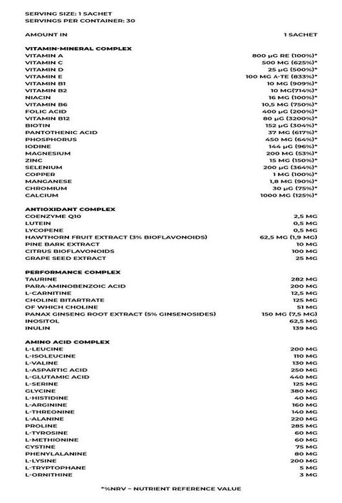 KEVİN LEVRONE ANABOLİC VITA ANİMAL PAK 30