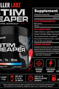 KILLER LABZ HIGH STIM ENERGY MATRIX PUMP PREWORKOUT REAPER 30 SERV. - Supplementhane