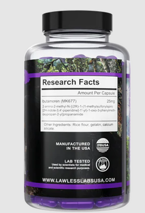 Lawless Labs Mk677 25Mg 45 Kapsül - Supplementhane
