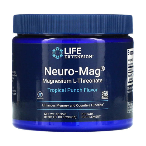 Life Extension Neuro Mag Magnesium L-Threonate Tropical Punch 93.35 g
