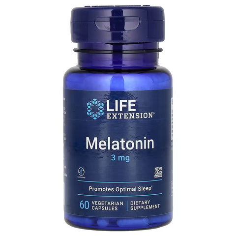 Life Extension, Melatonin, 3 mg, 60 Vegetarian Caps