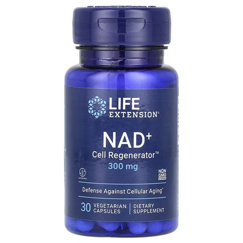 Life Extension NAD+ Niagen Cell Regenerator Brain & Cognitive 300 mg 30 Vegetarian Caps