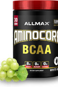 ALLMAX AMINOCORE BCAA Workout Muscle Recovery Amino Acids 30 Servis White Grape