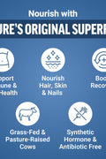 FORCE FACTOR Awesome Colostrum Biotin Grass-Fed Gut Immune Health Recovery Hair Skin & Nails Bovine Colostrum 60 Soft Chews