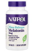 Natrol, Melatonin+B6 Vitamin 5Mg Time Release Sleep Faster 100 Tablet