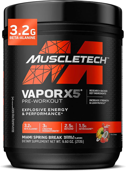 MuscleTech Vapor X5 Pump Preworkout 30 Servis