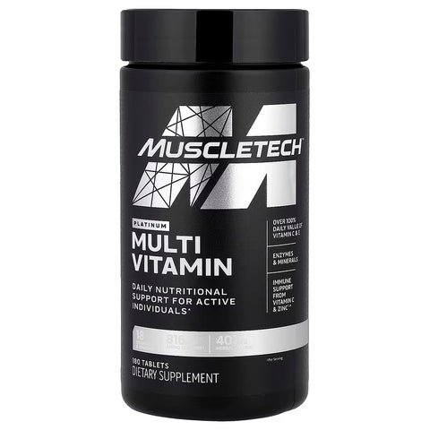 MuscleTech Platinum Sports MultiVitamin 180 Tablet