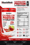 MuscleMeds Carnivor Protein Hydration Cherry Lime 500 g - Supplementhane