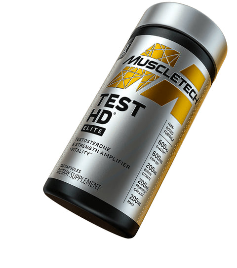 MuscleTech Test HD Elite Ksm66 Ashwagandha Tribulus+Shilajit+Boron+Maca+Grape 120 kapsül