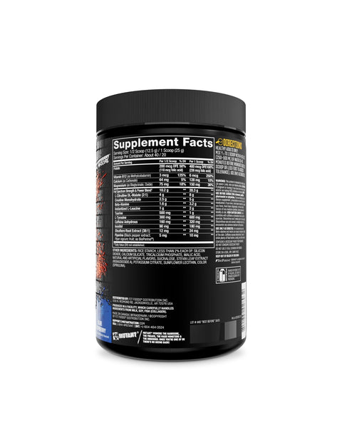 Mutant All-In Full-Dose PreWorkout 500 gram - Blue Raspberry