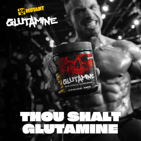 Mutant Premium micronize Glutamine 100% Pure, Muscle Repair, Unflavoured 300 gr