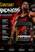 MUTANT Madness Ultra-Concentrated PreWorkout Peach Mango 270 gram - Supplementhane