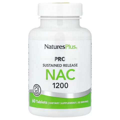 NaturesPlus Pro NAC 1200 Mg 60 Tablet