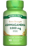 Nature’s Truth Ashwagandha Root 3000 mg 90 Quick Release Capsules