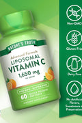Nature's Truth Liposomal Vitamin C 1650mg 60 Softgels