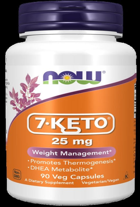 Now 7-KETO Dhea 25 mg 90 Veg Capsules