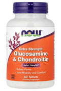 NOW Foods Extra Strength Glucosamine & Chondroitin Joint Health 60 Tablets - Eklem Glukozamin - Supplementhane