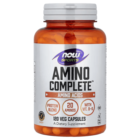 NOW Foods Sports Amino Complete Glutamine & Arginine & Ornithine 120 Veg Caps