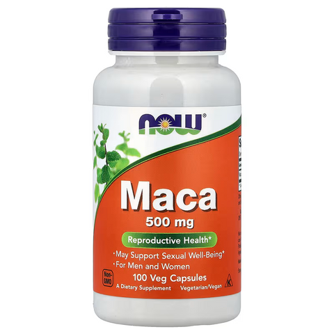 NOW Maca 500mg. / 100 Caps.