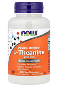NOW Foods Double Strength L-Theanine with inositol 120 Veg Capsules