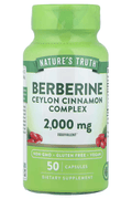 Nature's Truth Berberine Ceylon Cinnamon Complex 2,000 mg 50 Capsules