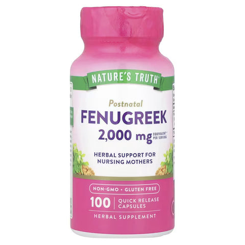 Nature's Truth Fenugreek Çemen Otu 1,000 mg 100 Quick Release Caps